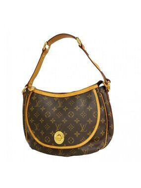Louis Vuitton Shoulder Bag Monogram Tulum PM Brown